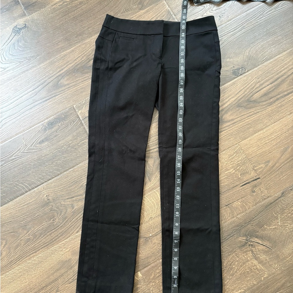 LOFT Black Straight Leg Pants Formal Business